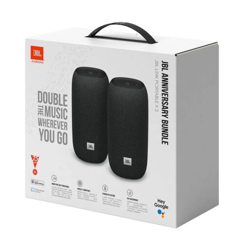 jbl anniversary bundle 2 db link portable VEZETÉKNÉLKÜLI HANGSZÓRÓ, FEKETE (ÚJ)